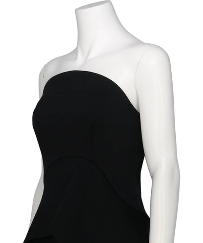 DOUBLE JERSEY ASYMMETRIC BUSTIER