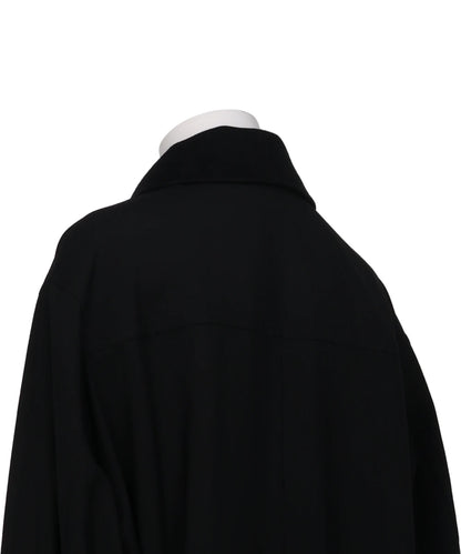 OVERSIZED SHIRT JACKET WITH REMOVABLE COLLAR