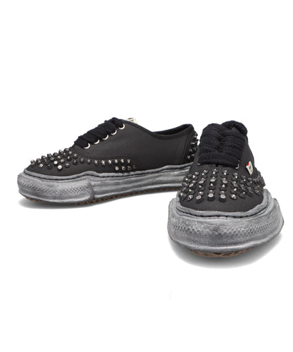 BAKER/ORIGINAL SOLE STUDDED PAINT CANVAS LOW-TOP SNEAKER