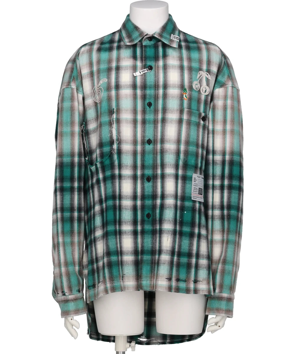 Maison MIHARA YASUHIRO(メゾンミハラヤスヒロ) VINTAGE LIKE CHECK L/S SHIRTS