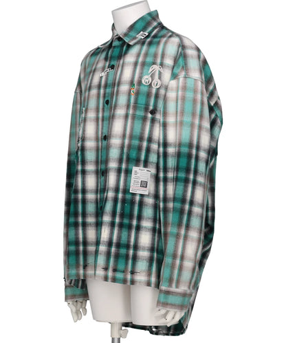 VINTAGE LIKE CHECK L/S SHIRTS