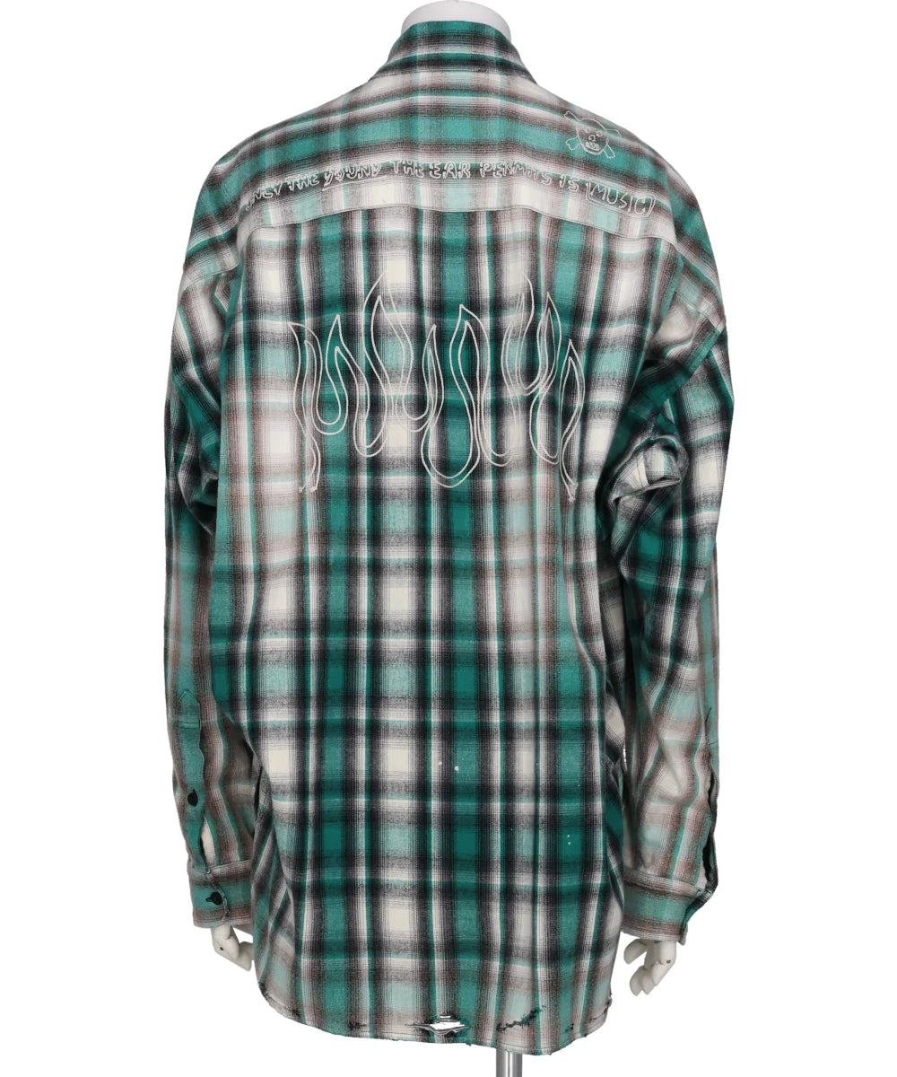 VINTAGE LIKE CHECK L/S SHIRTS