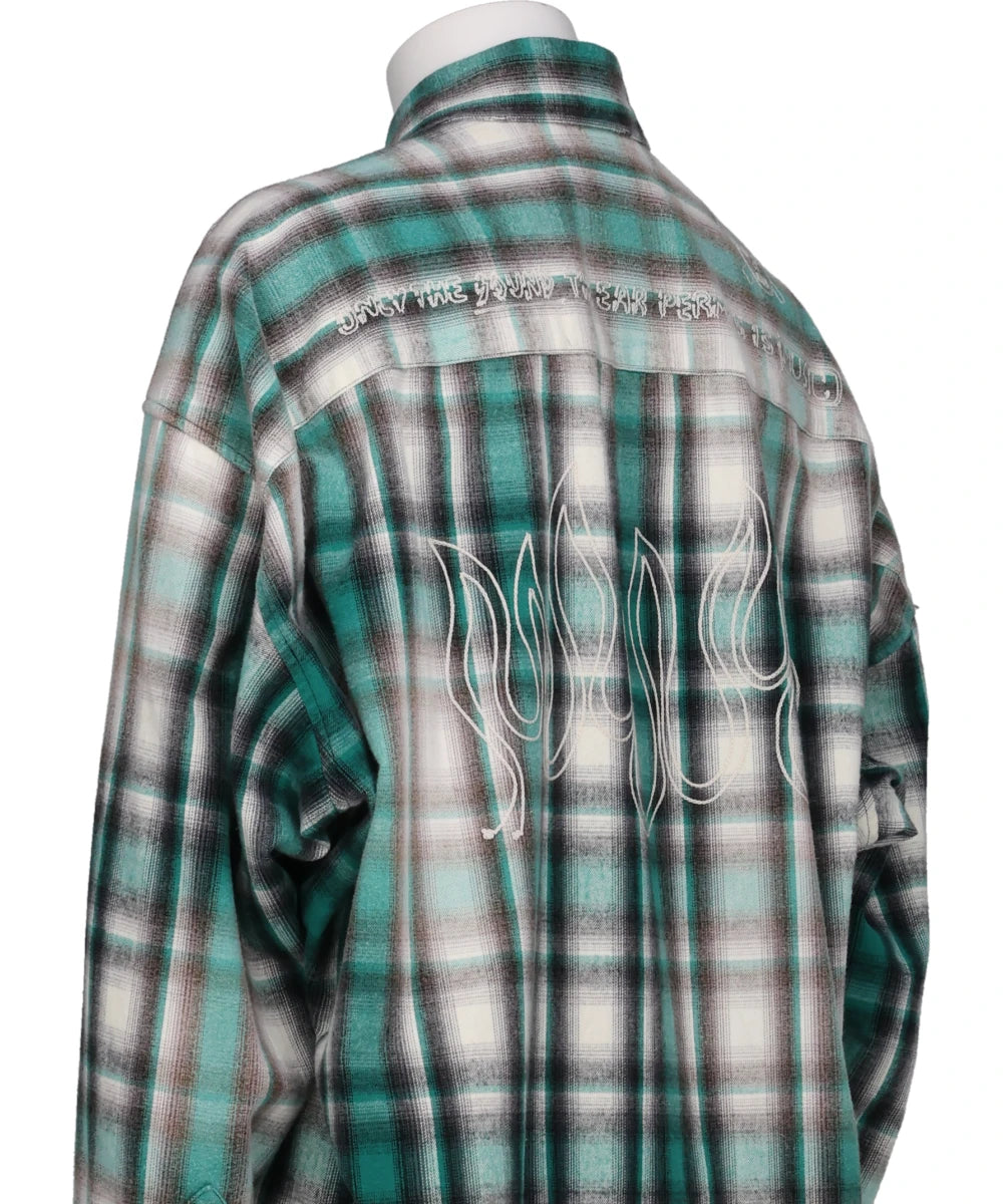 VINTAGE LIKE CHECK L/S SHIRTS