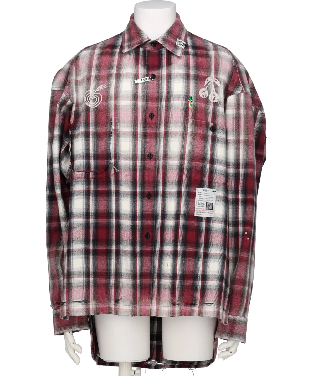 Maison MIHARA YASUHIRO(メゾンミハラヤスヒロ)VINTAGE LIKE CHECK L/S SHIRTS