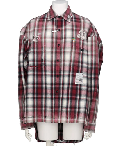 Maison MIHARA YASUHIRO(メゾンミハラヤスヒロ)VINTAGE LIKE CHECK L/S SHIRTS