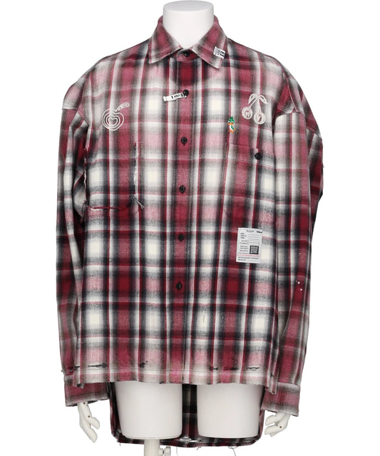 Maison MIHARA YASUHIRO(メゾンミハラヤスヒロ)VINTAGE LIKE CHECK L/S SHIRTS