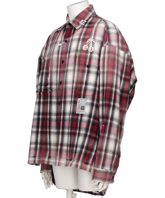 VINTAGE LIKE CHECK L/S SHIRTS