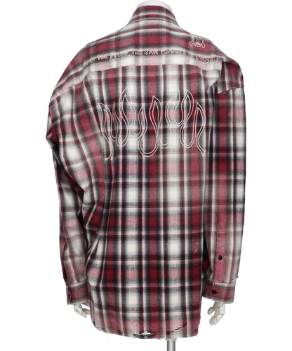 VINTAGE LIKE CHECK L/S SHIRTS