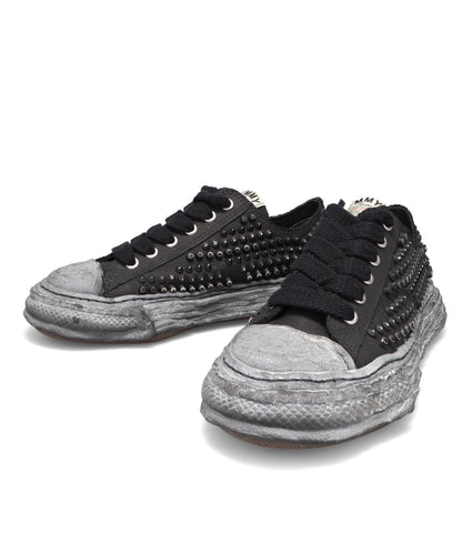 PETERSON 23/ORIGINAL SOLE STUDDED PAINT CANVAS LOW-TOP SNEAKER