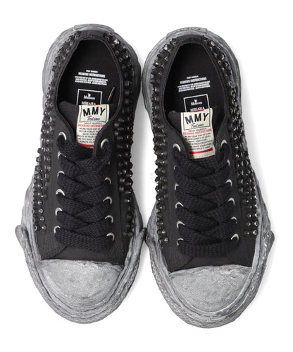 PETERSON 23/ORIGINAL SOLE STUDDED PAINT CANVAS LOW-TOP SNEAKER