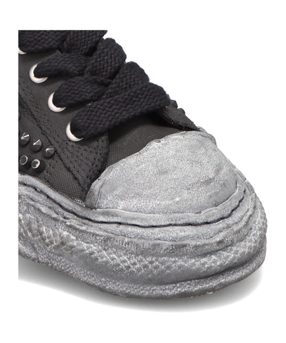 PETERSON 23/ORIGINAL SOLE STUDDED PAINT CANVAS LOW-TOP SNEAKER