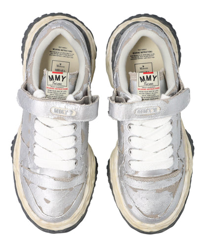 KEITH/ORIGINAL SOLE TORN FILM ATTACHED CANVAS LOW-TOP SNEAKER