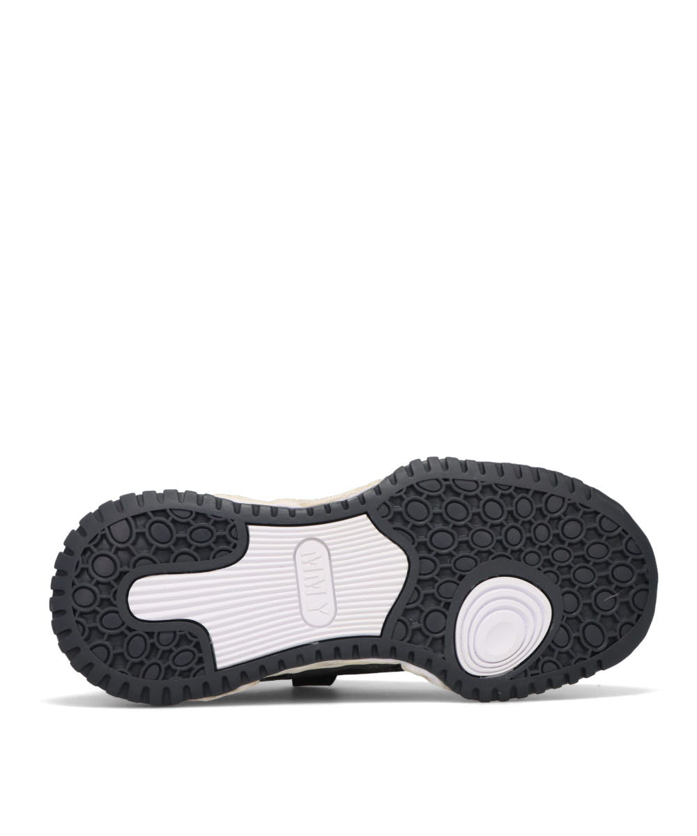 KEITH/ORIGINAL SOLE TORN FILM ATTACHED CANVAS LOW-TOP SNEAKER