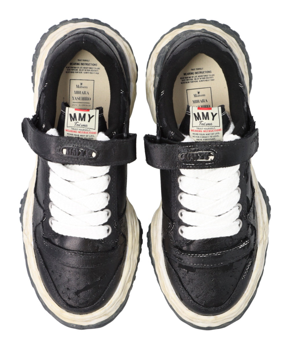 KEITH/ORIGINAL SOLE TORN FILM ATTACHED CANVAS LOW-TOP SNEAKER