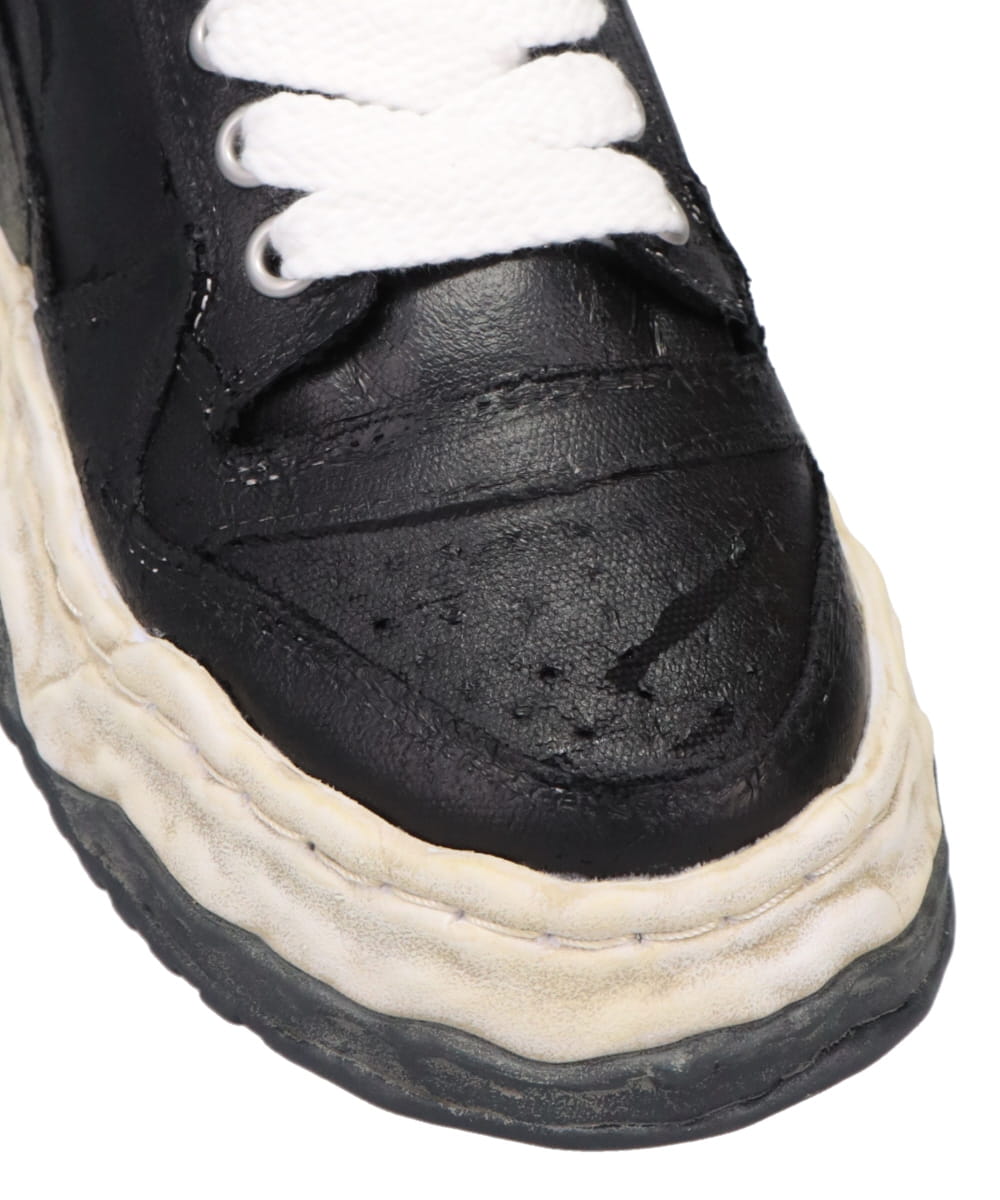 KEITH/ORIGINAL SOLE TORN FILM ATTACHED CANVAS LOW-TOP SNEAKER