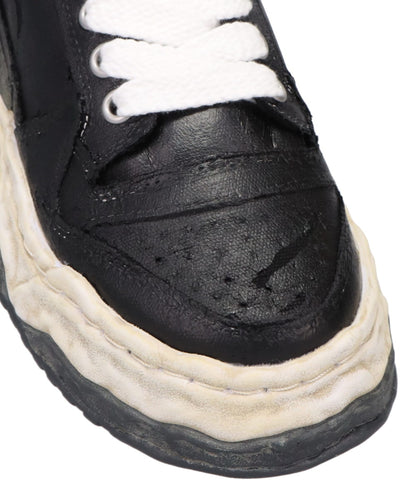 KEITH/ORIGINAL SOLE TORN FILM ATTACHED CANVAS LOW-TOP SNEAKER