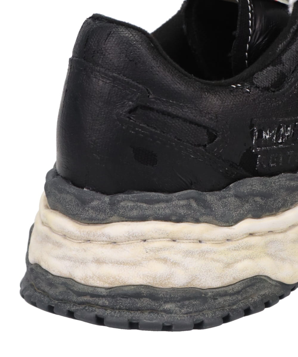 KEITH/ORIGINAL SOLE TORN FILM ATTACHED CANVAS LOW-TOP SNEAKER