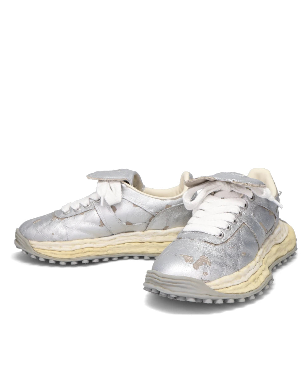 SCOTT/ORIGINAL SOLE TORN FILM ATTACHED CANVAS LOW-TOP SNEAKER