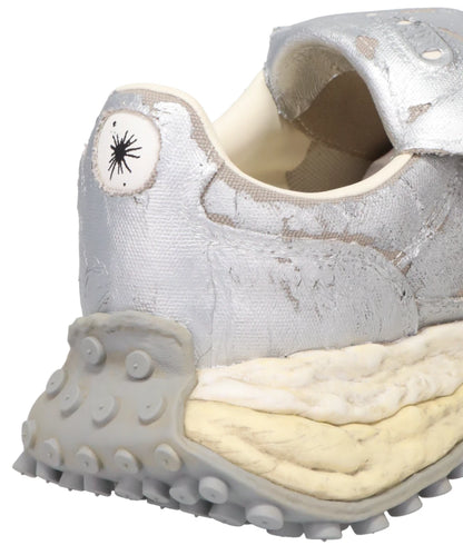 SCOTT/ORIGINAL SOLE TORN FILM ATTACHED CANVAS LOW-TOP SNEAKER