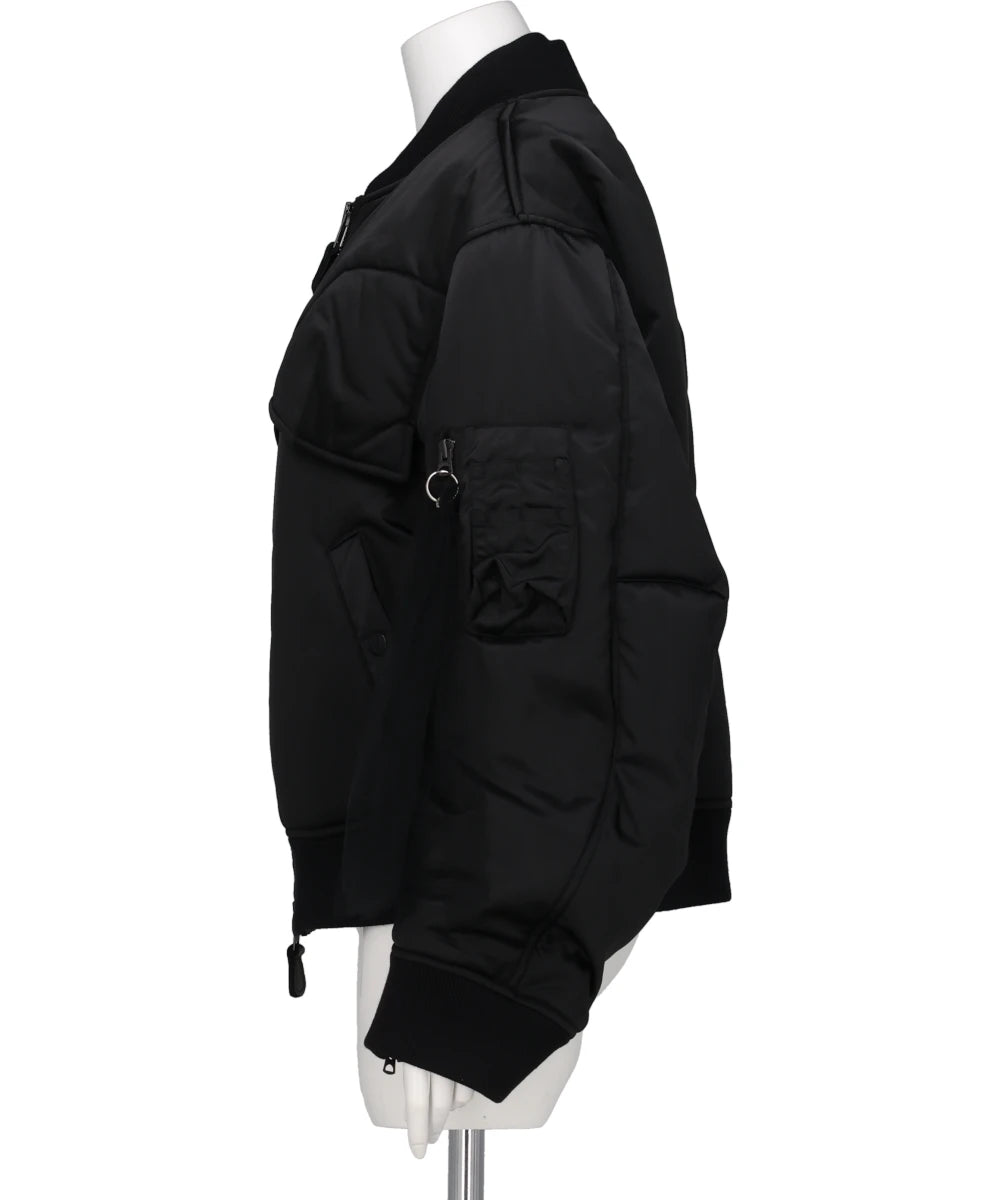 価格66000円【未使用品】24SS BLOUSON MA-1 TYPE ma1 ma-1 Vintage-like heavy nylon twill MA-1 blouson