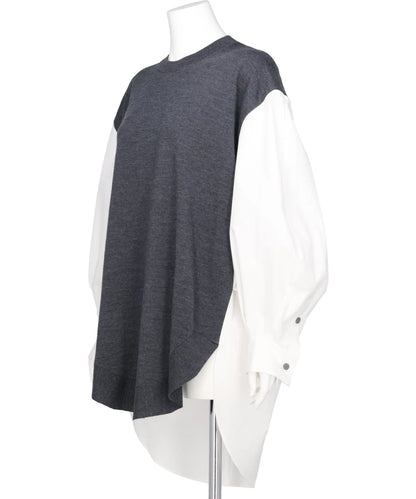 C/PE BROAD KOMBI LONG SHIRT