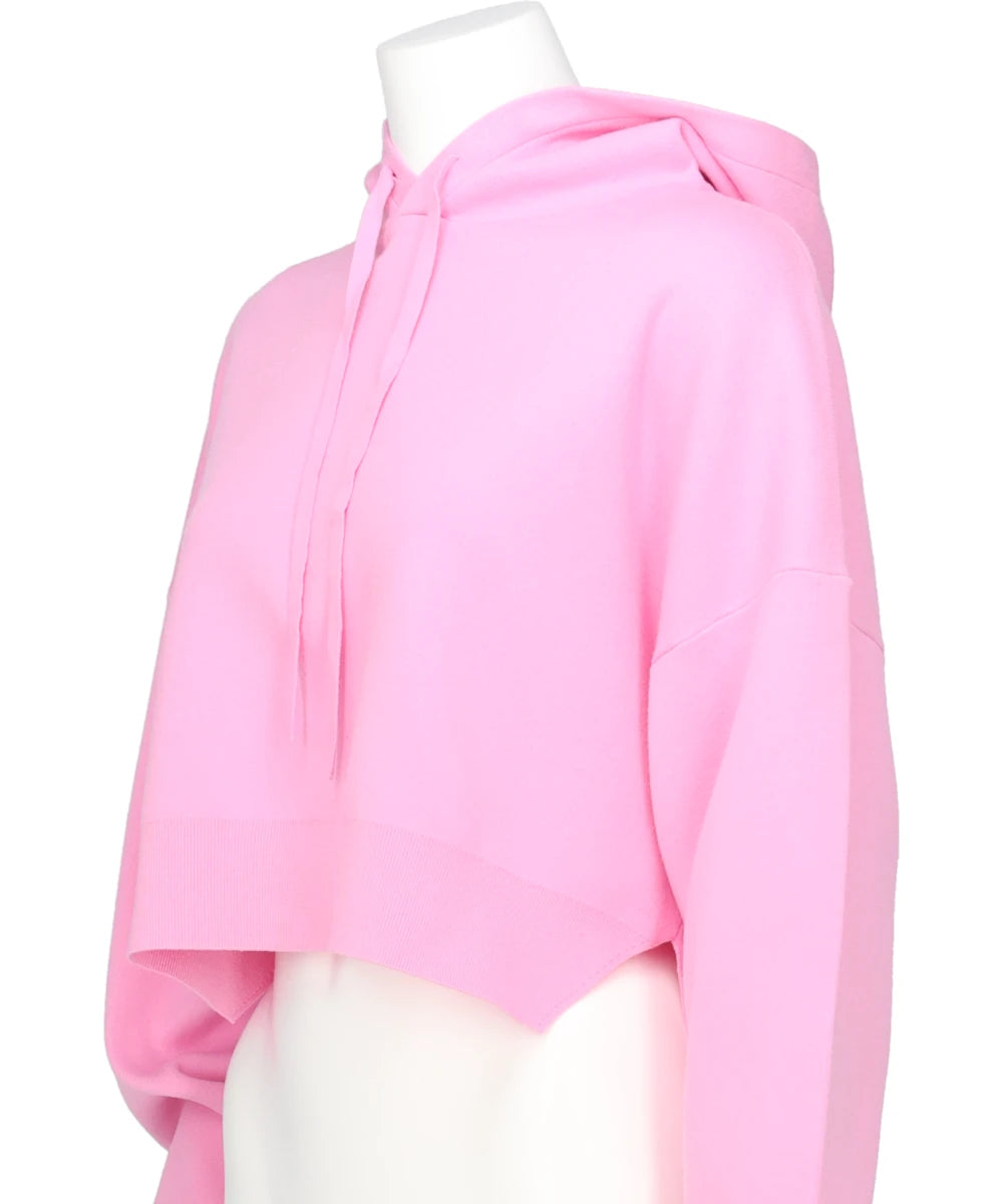 ATHENA CROPPED HOOTED PULLOVER