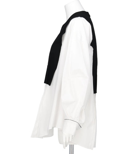 CASH FEEL KNIT LAYERED PO