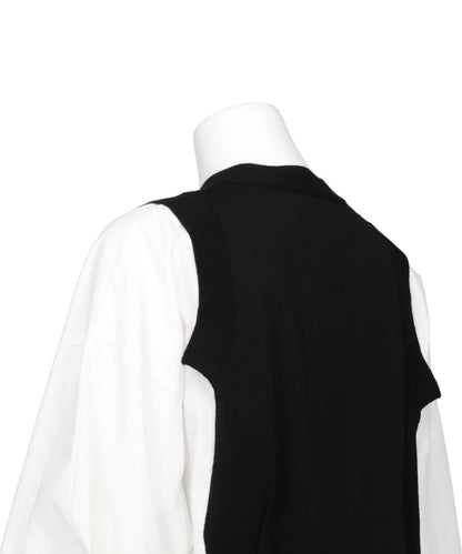 CASH FEEL KNIT LAYERED PO