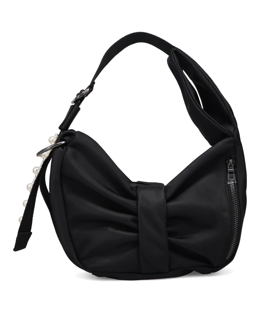 MINI SLING BOW BAG W/ EMB