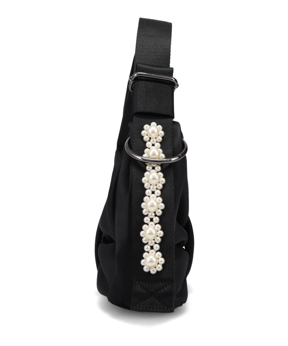 MINI SLING BOW BAG W/ EMB