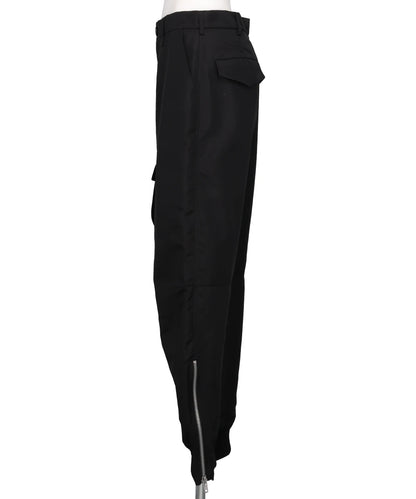 ANKLE ZIP POCKET TROUSERS