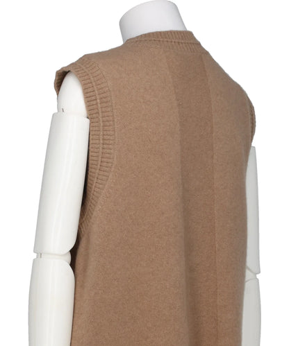 KNIT VEST W/ PEARL BUTTONS