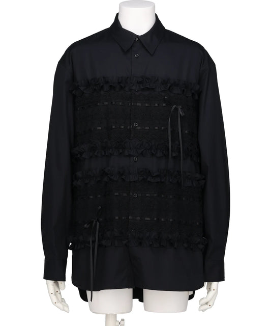 RIBBON TRIM EASY SHIRT