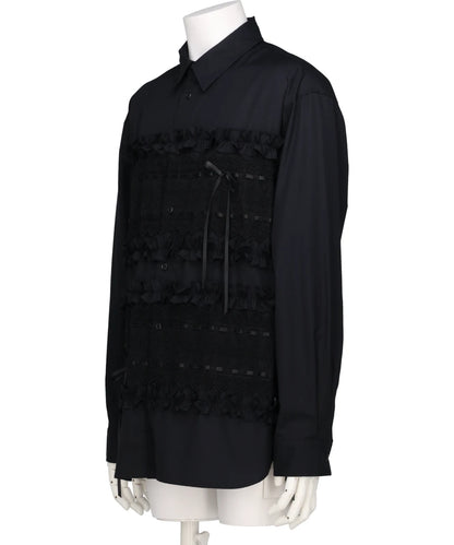 RIBBON TRIM EASY SHIRT