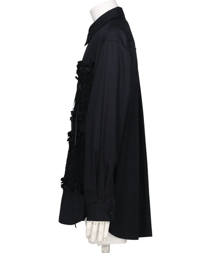 RIBBON TRIM EASY SHIRT