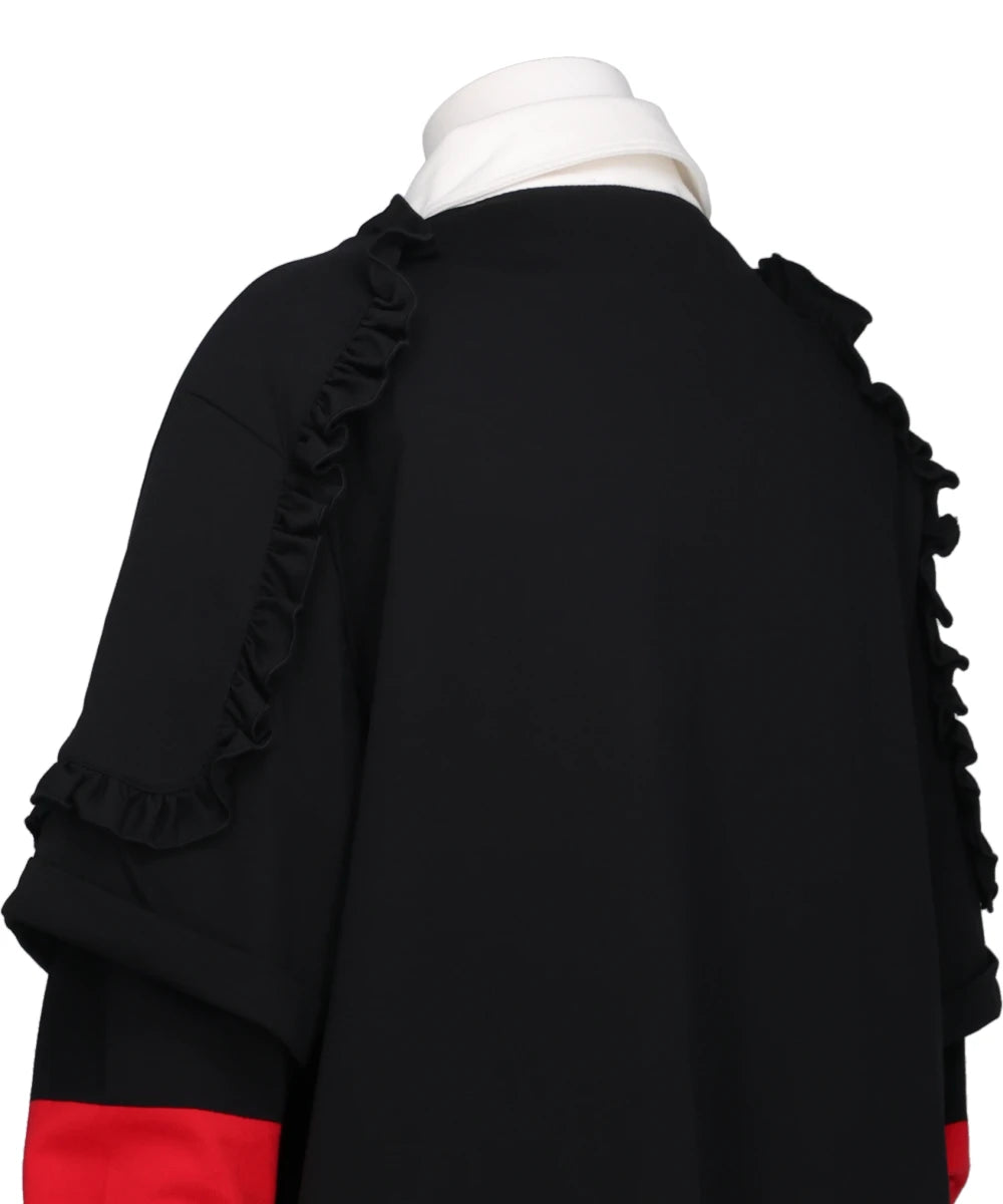 LAYERED RUFFLE RUGBY SHIRT