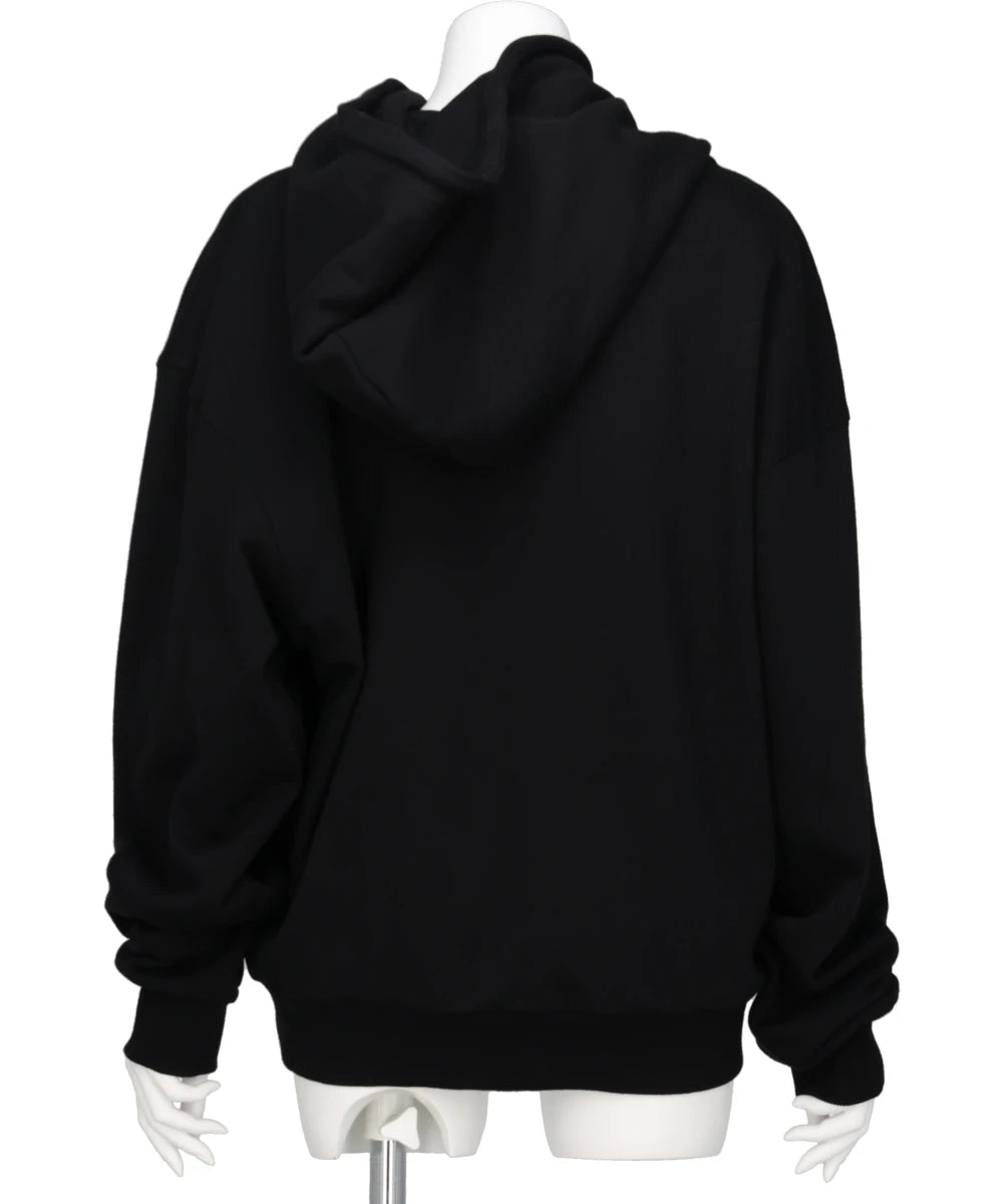 FLOWER APPLIQUE HOODIE