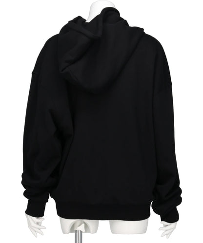 FLOWER APPLIQUE HOODIE