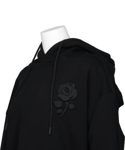 FLOWER APPLIQUE HOODIE