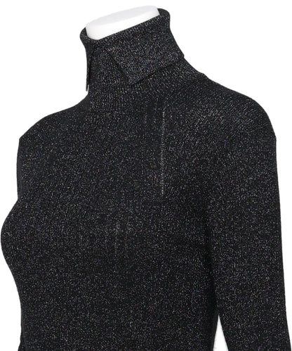 SHIMMER TURTLE NECK TIGHT KNIT