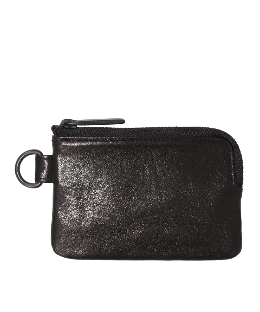 LEATHER COINS CASE MINIMAL SHINE