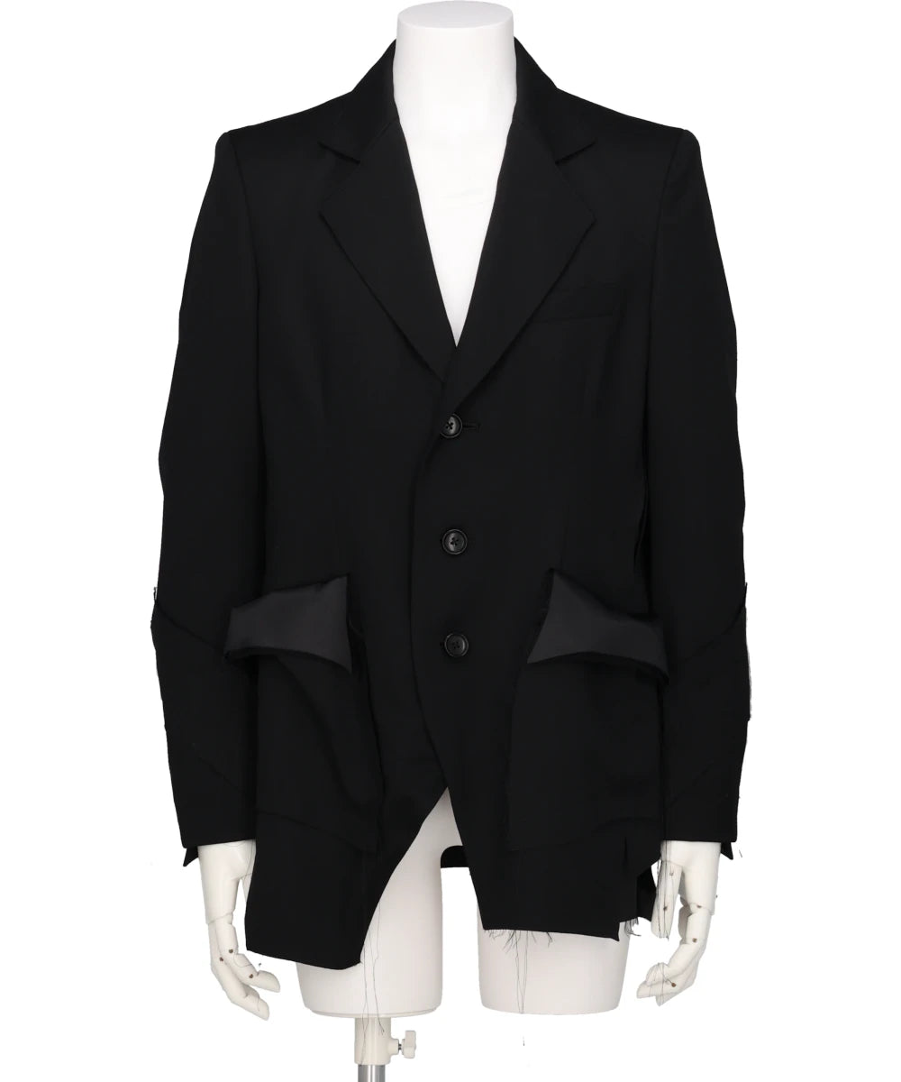 3 BUTTON ASYMMETRY JACKET