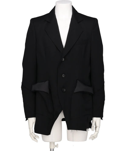 3 BUTTON ASYMMETRY JACKET