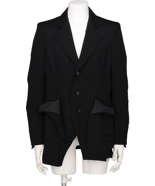 3 BUTTON ASYMMETRY JACKET