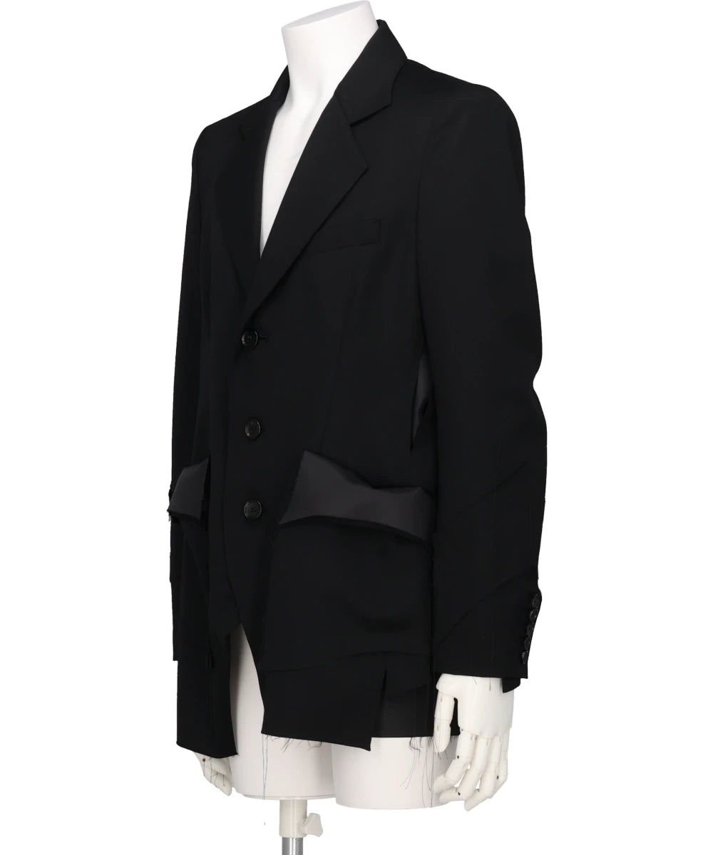 3 BUTTON ASYMMETRY JACKET