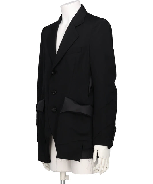 3 BUTTON ASYMMETRY JACKET