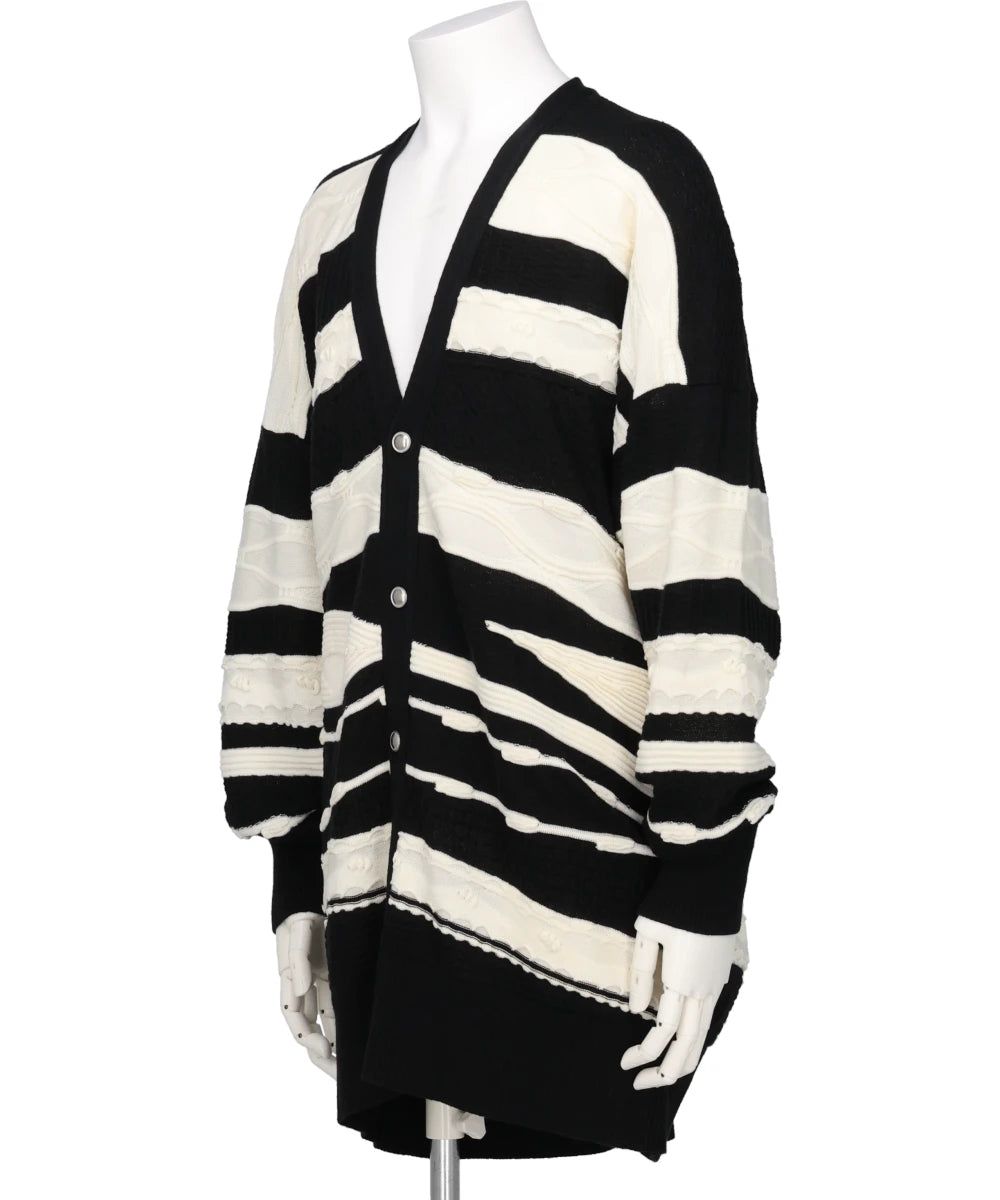 CRAZY LINING CARDIGAN KNIT
