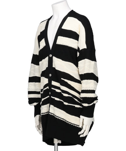 CRAZY LINING CARDIGAN KNIT