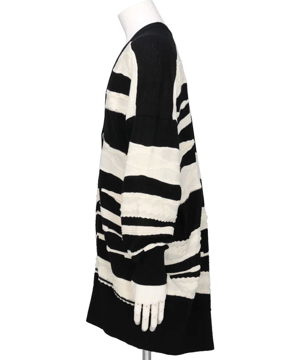 CRAZY LINING CARDIGAN KNIT