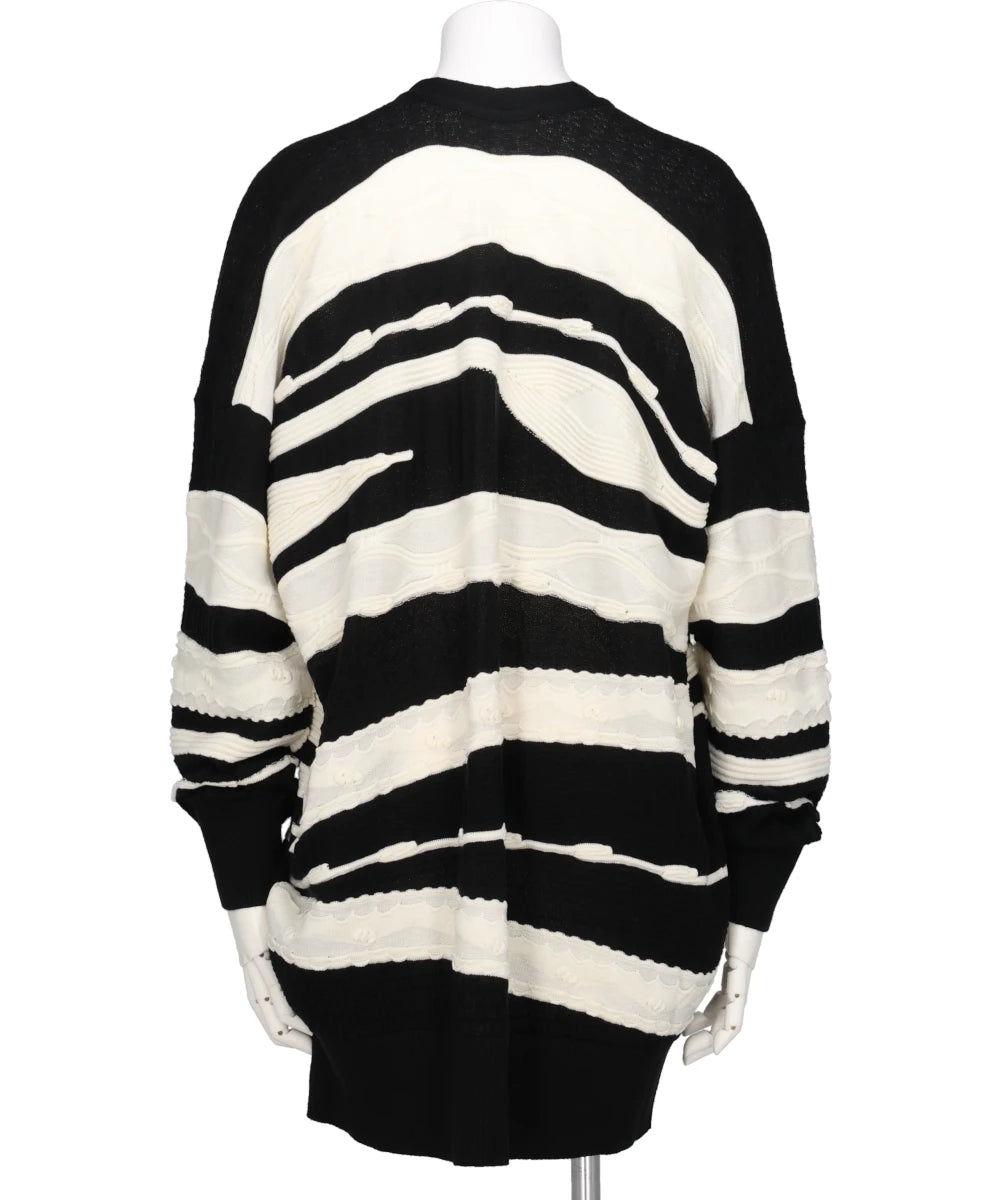CRAZY LINING CARDIGAN KNIT